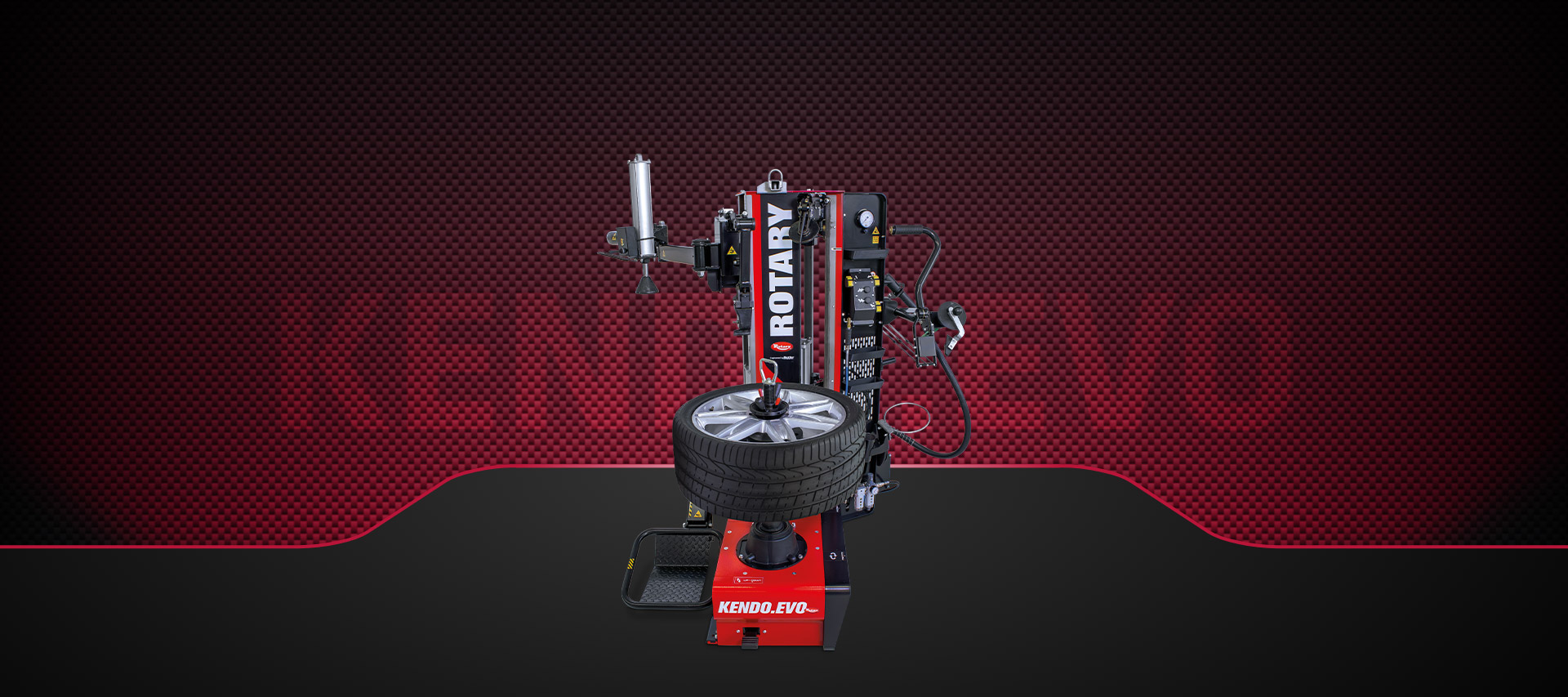 VSG launches the new Kendo.Evo tyre changer for the Rotary brand