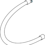 Flexible hose for pressure vessels | 20 bar