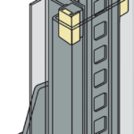 2 post lift spoa 3t column shape bearing surface illustration di