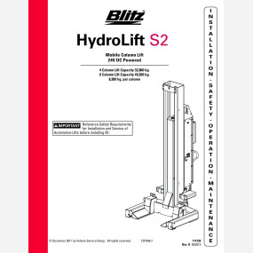 Mobile column lift hydrolift s2 8 2c2   117726   rev d