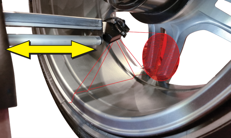 wheel balancer laser wheel scanner di