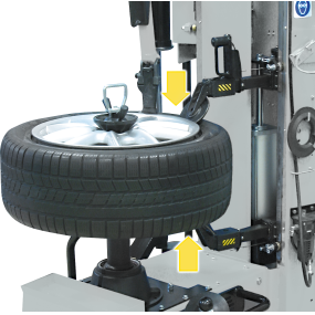 Tyre changers syncro rollers vas 