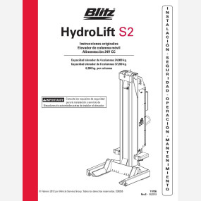 Mobile column lift hydrolift s2 6 2c2   117855   rev d