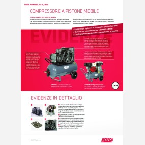 Piston compressor twin airmobil  127924   