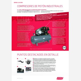 Piston compressor versa  128250   