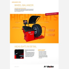 Wheel balancer librak280rtlc  brb 126289   
