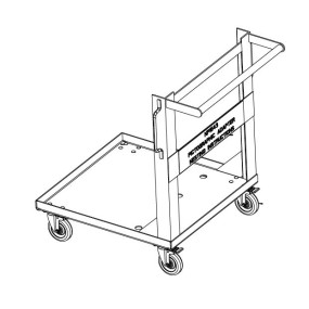 Transport trolley for ramp set for HydroLift 6,2 / 7,5 / 8,2