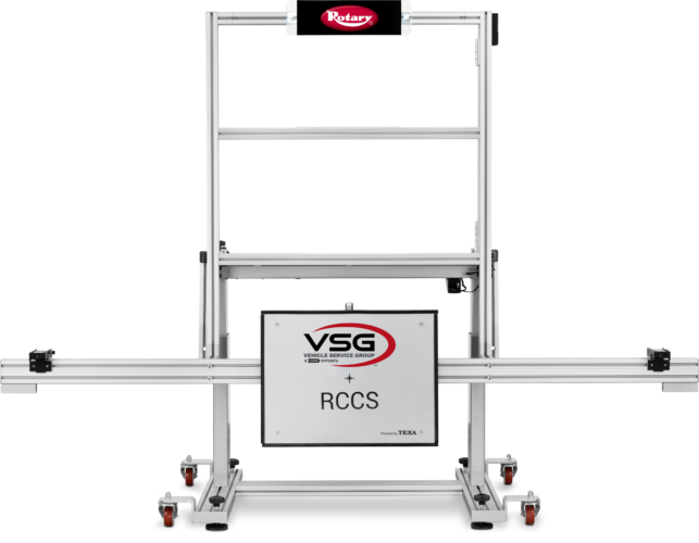 Fahrwagen für RCCS3 | mit VSG-Logo an der Tafel