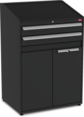 Workshop drawer cabinet with sloped top | ARFL004