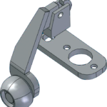 Bead pushing roller for all models with mounting head with tool (plastic or steel) quick coupling