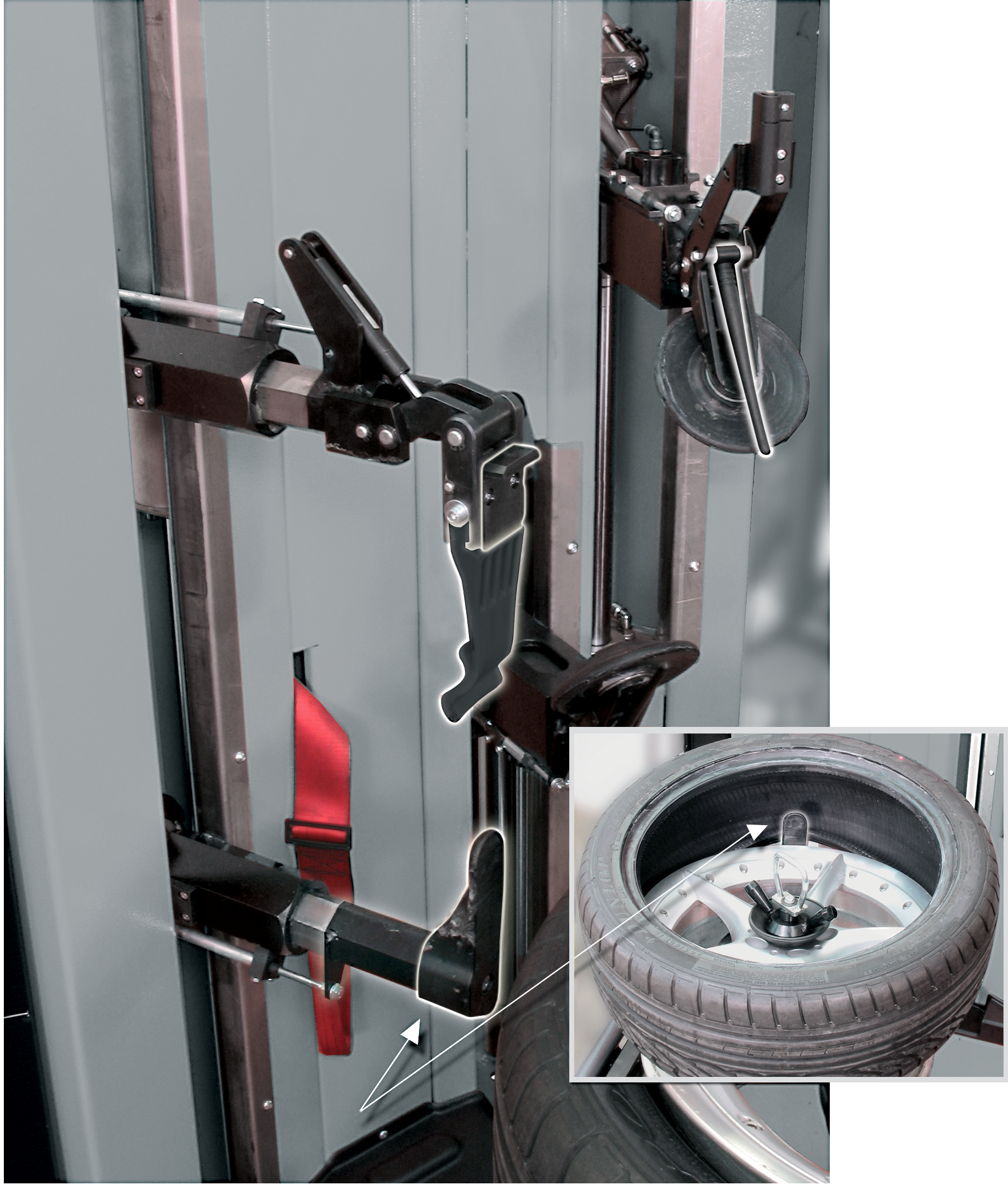 Rim edge sensors for top/bottom bead breaker rollers | magnetic | 1 set / 5 pieces