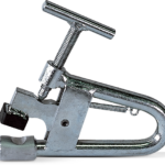 Bead-locking clamp for alloy rims