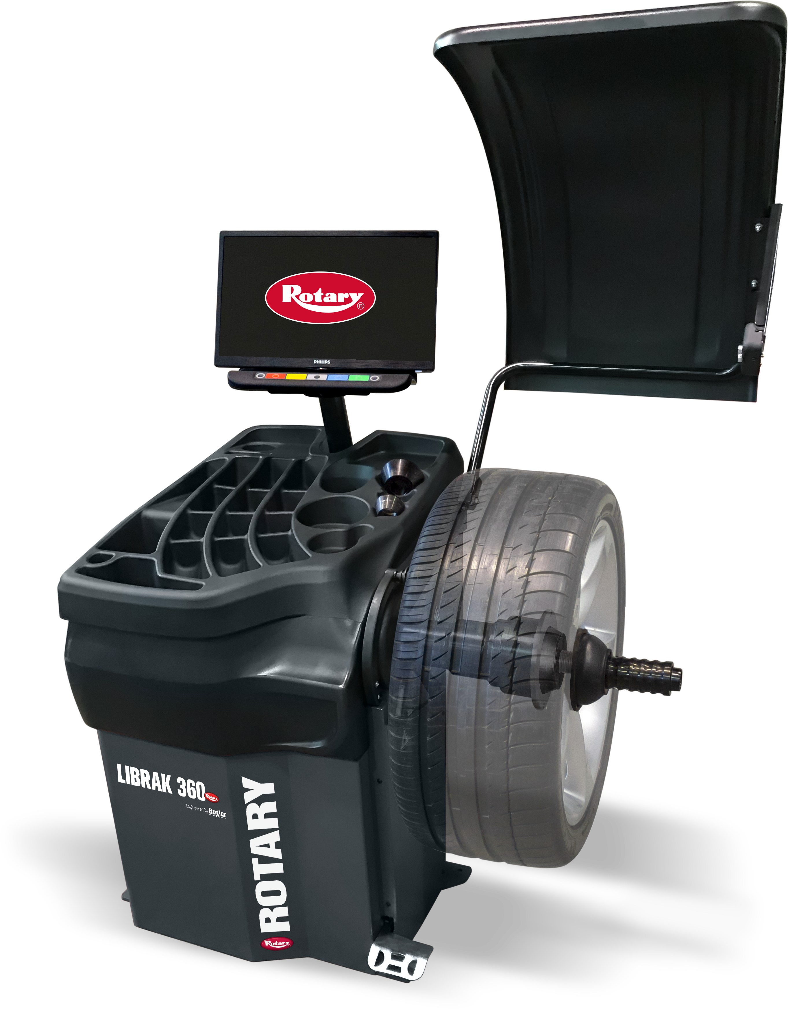 Electronic monitor wheel balancer Librak360PWS Pro
