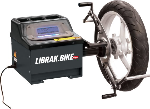 Equilibradora de ruedas de moto electrónica Librak328BIKE
